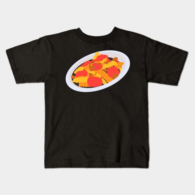 Pizza Fries Kids T-Shirt by TheTreasureStash